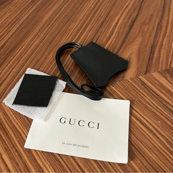 Gucci Calfskin Studded Small Padlock Shoulder Bag Black - Picture 16 of 16